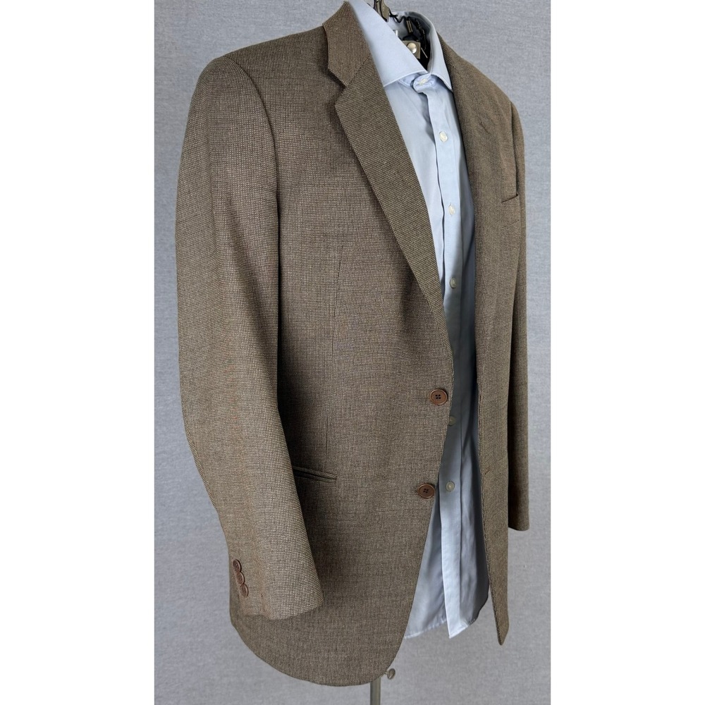 Mani Giorgio Armani Saks Fifth Avenue Brown Wool Silk Blazer Sport Coat 40R